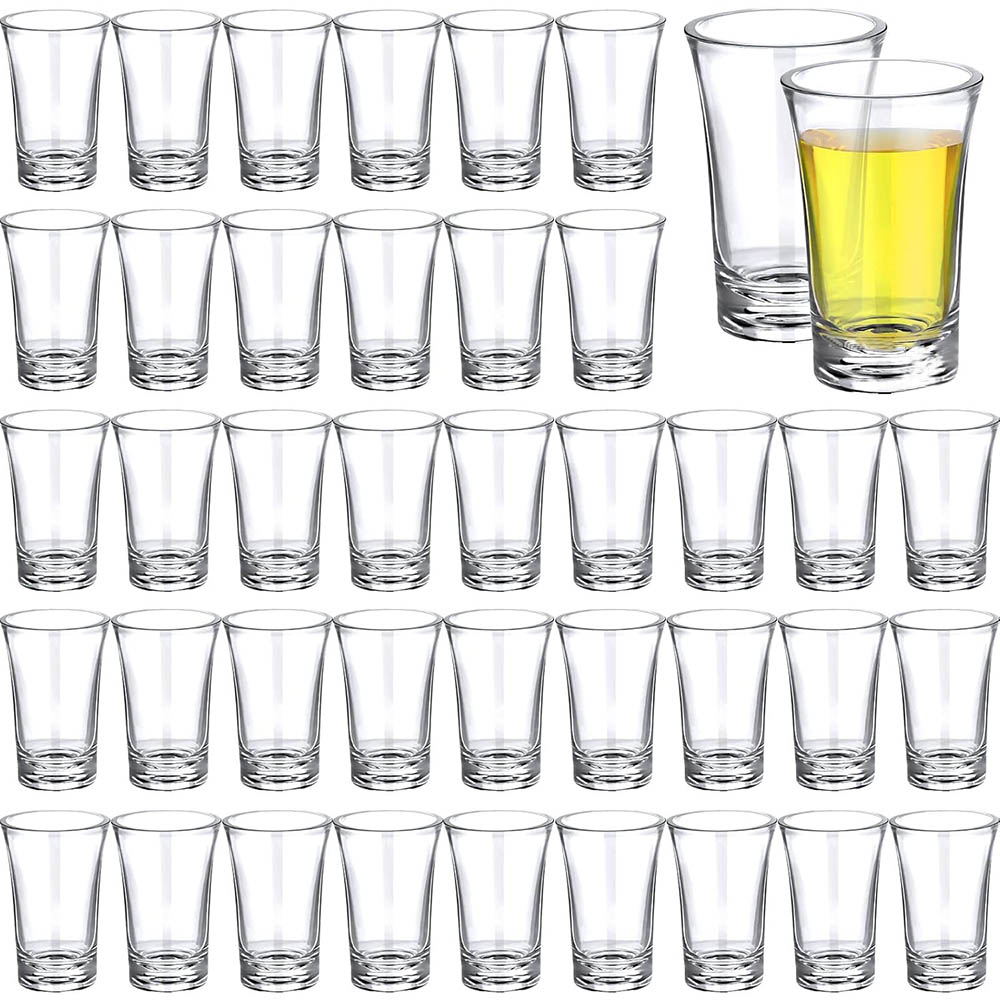 Espresso Shot Glass - 1.2oz Acryl Shotglaasjes Bulkset met Verdikte