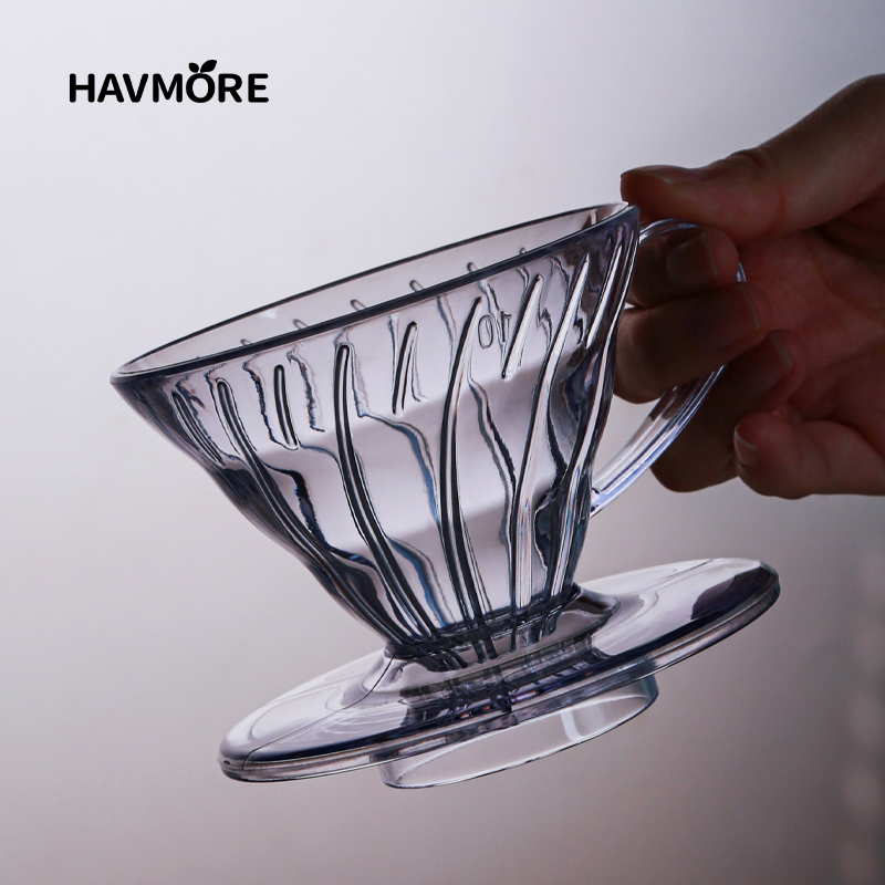 Coffee Equipment V60 - Herbruikbare Koffiedruppelaar Hars Koffiefilter voor Giet