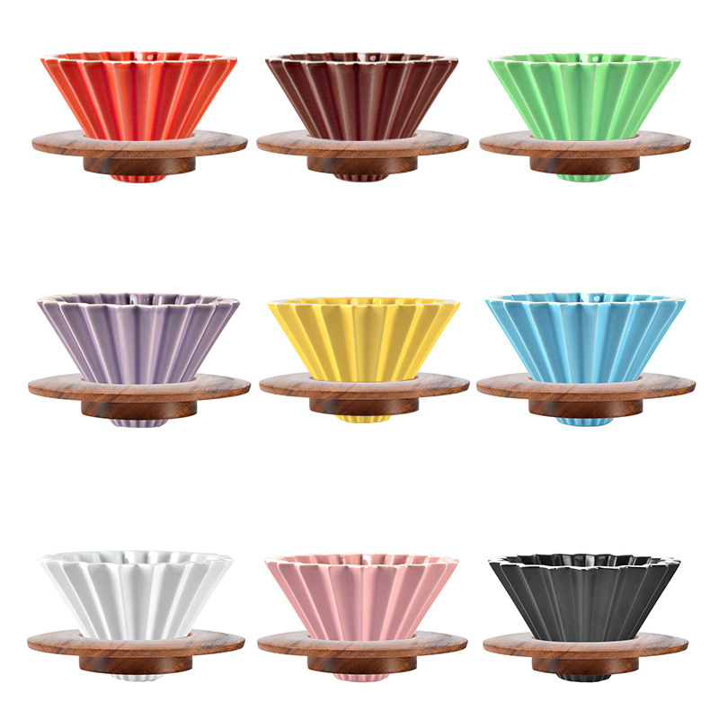 Coffee Equipment V60 - Keramische koffiedruppelaar Giet over koffiezetapparaat Handgemaakte