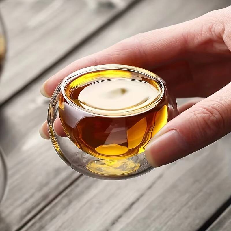 Espresso Shot Glass - 4/6 Stuks 50Ml Borrelglas Dubbele Wandglazen