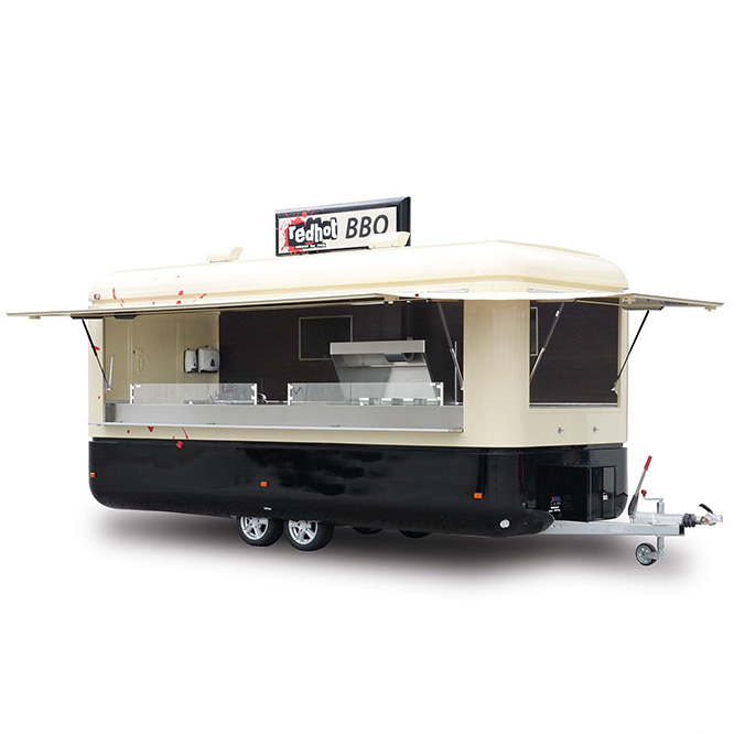 Equipment Of Coffee Shop - BBQ Concessie Trailer Volledig uitgeruste mobiele