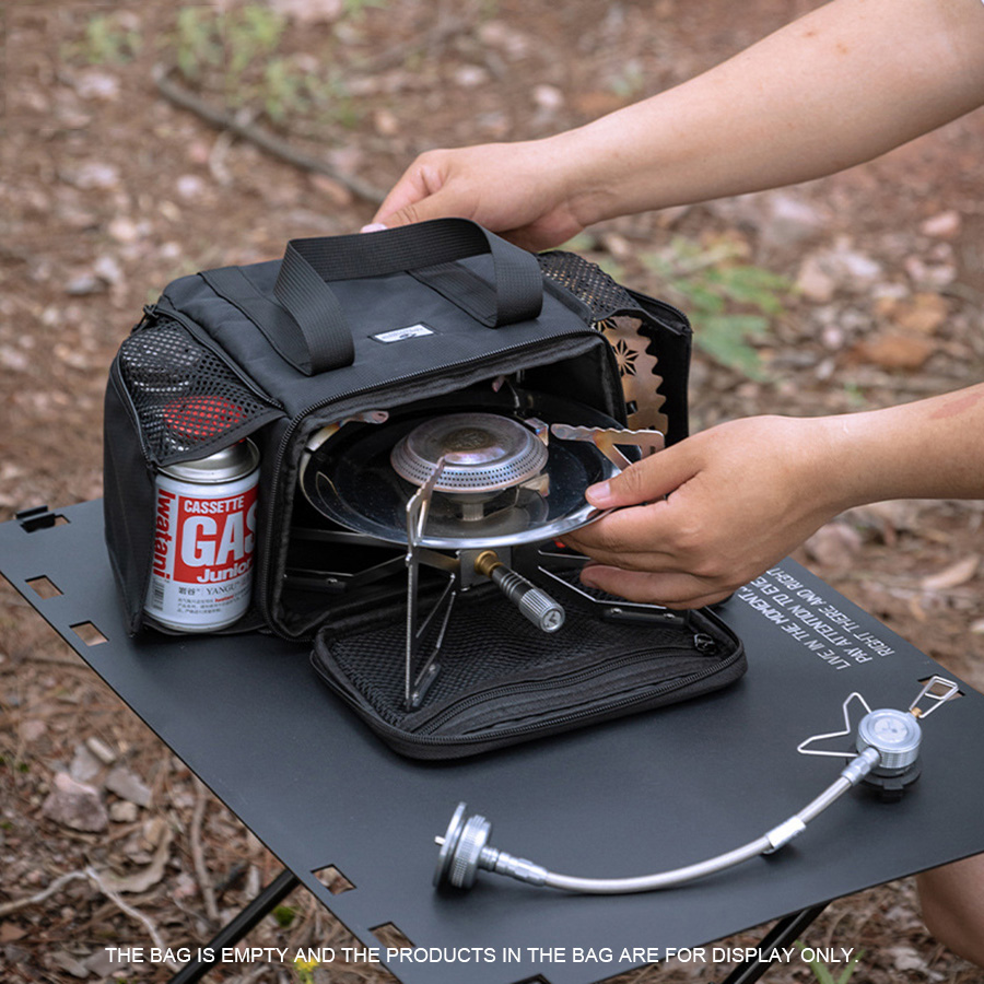 Coffee Equipment For Camping - Kleine Cassettefornuis Gastanktas BKXD-5F-B Camping Koffieapparatuur