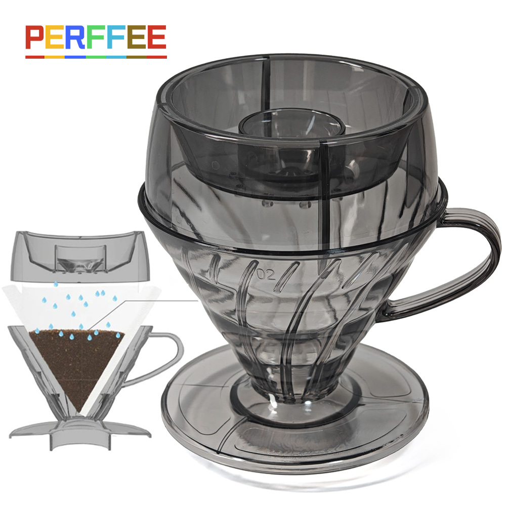 Coffee Equipment V60 - Koffiefilter Drip Douche V02 Koffiedruppelaar V-vorm