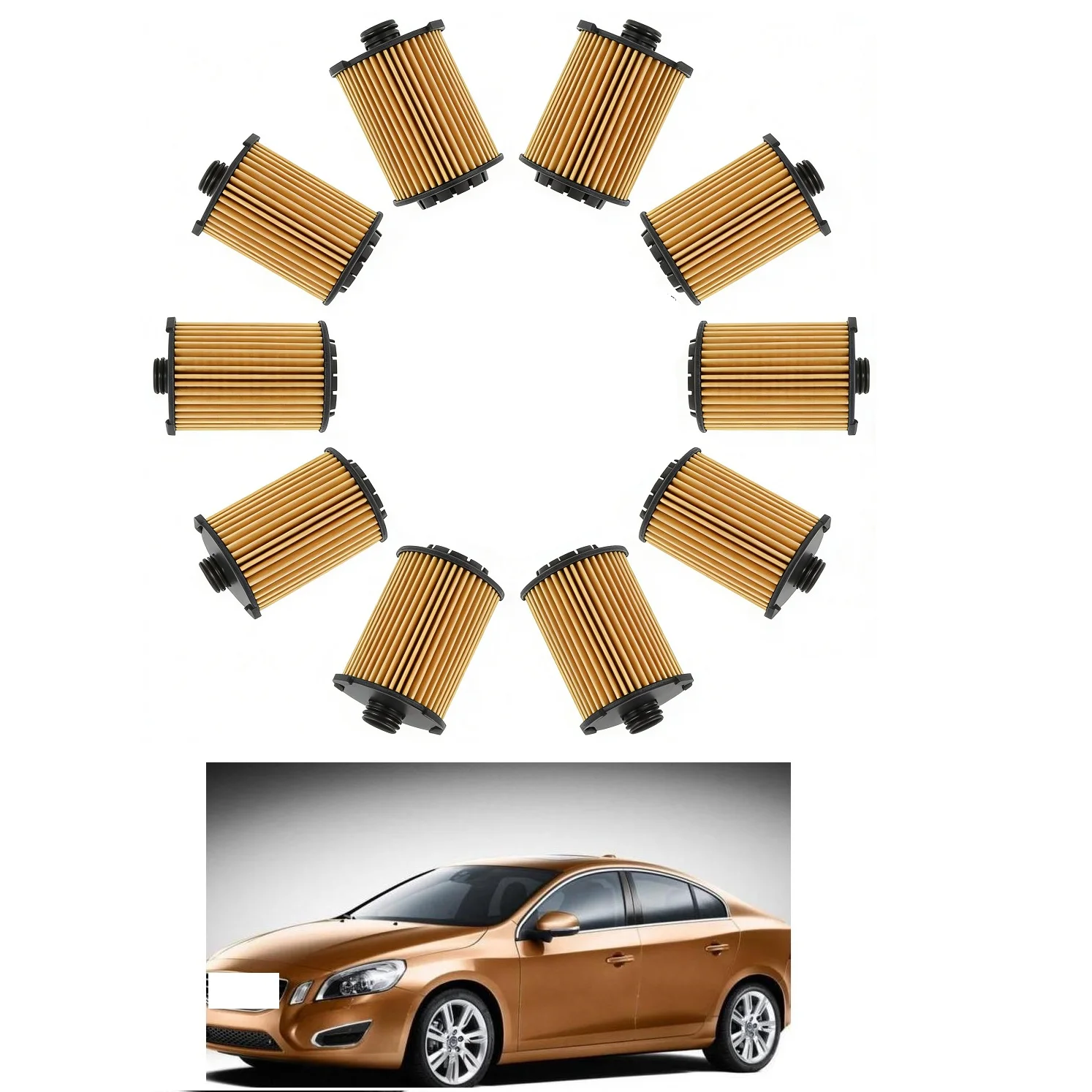 Coffee Equipment V60 - 10 stuks Oliefilter Voor VOLVO XC40