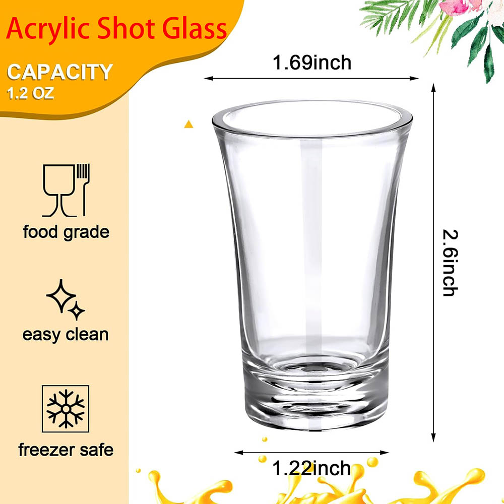 1.2oz Acryl Shotglaasjes Bulks - Espresso Shot Glass recensie en prijs