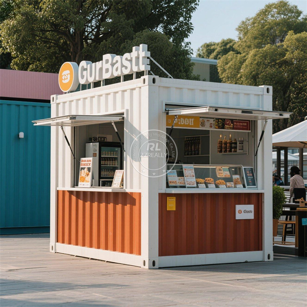 Geprefabriceerde mobiele conta - Equipment Of Coffee Shop recensie en prijs