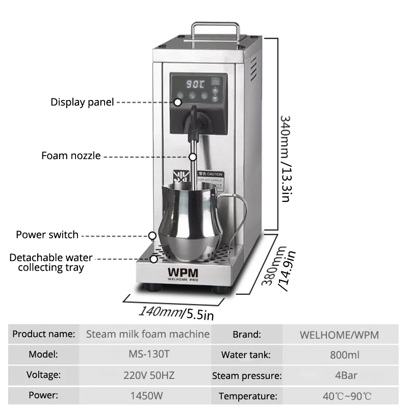 Kokend water Machine Melk Bubb - Equipment Of Coffee Shop recensie en prijs