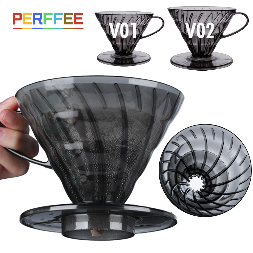 Koffiefilters V-vorm Plastic K - Coffee Equipment V60 recensie en prijs