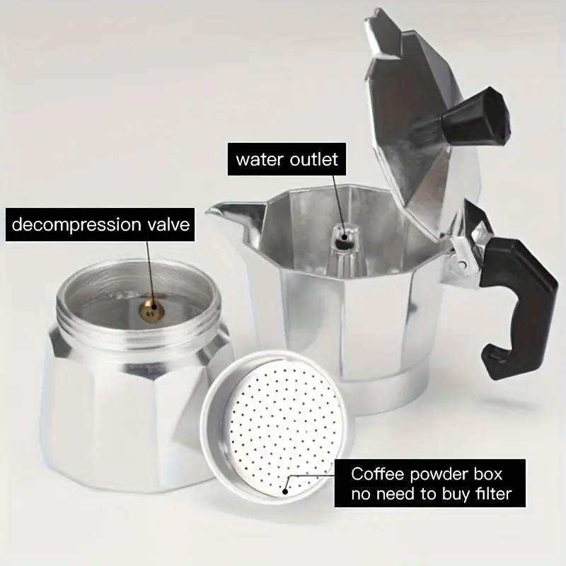Klassieke aluminium moka pot 5 - Coffee Equipment For Camping recensie en prijs