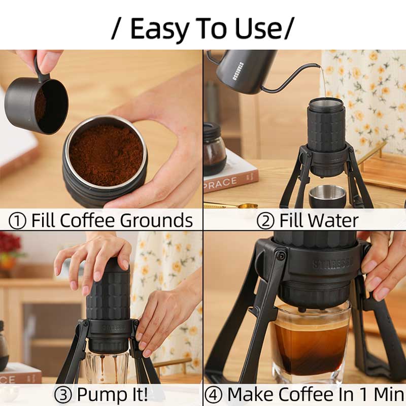 STARESSO Mirage SP300 Plus Dra - Coffee Equipment For Camping recensie en prijs